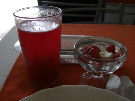 Jus à la fraise